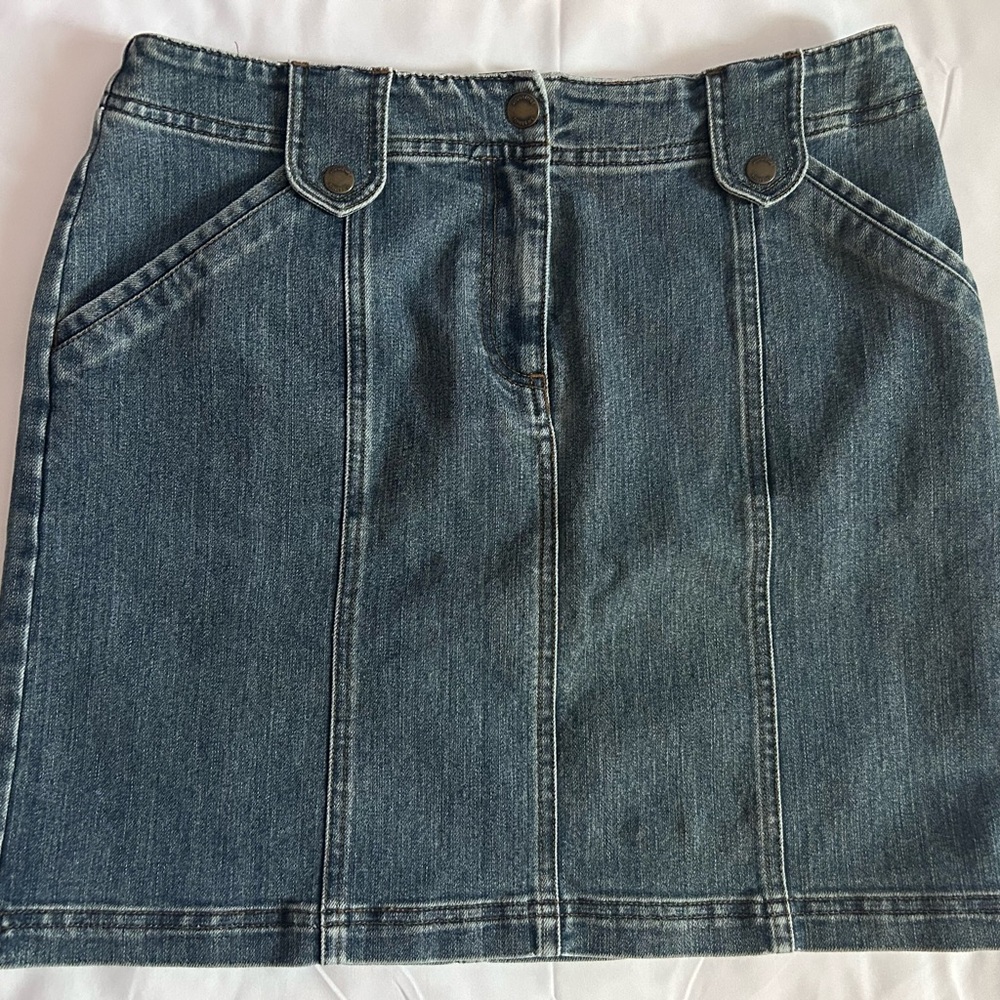 Jones New York Denim Skirt Size 8 Petite